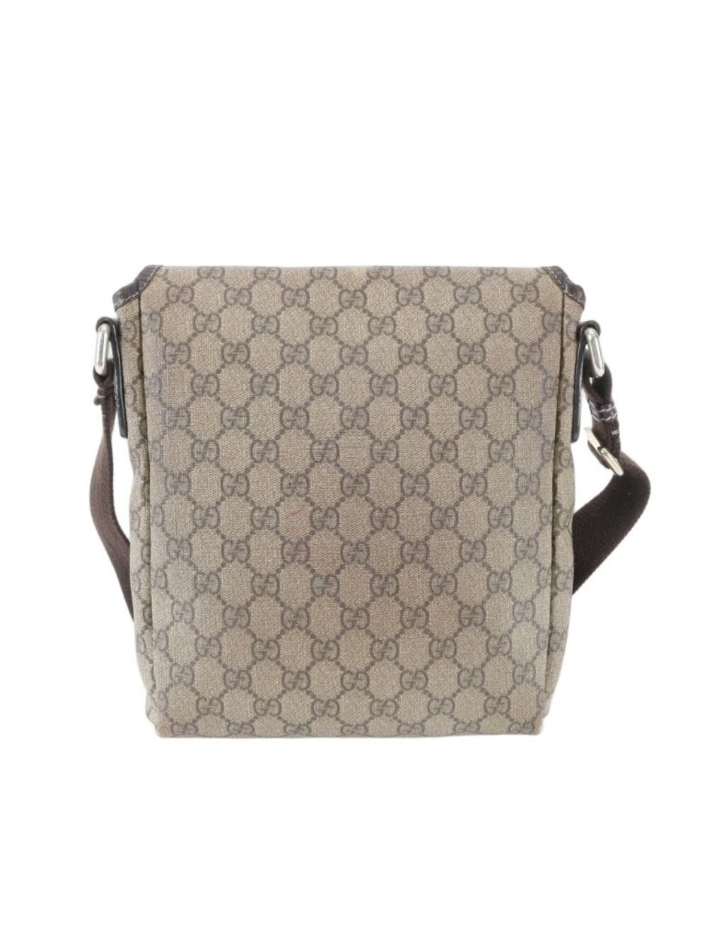 Gucci GG Supreme Leather Shoulder Bag Crossbody Messenger Business - Picture 2 of 12